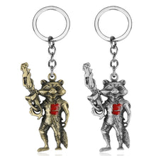 Load image into Gallery viewer, Rocket Raccoon Keychain