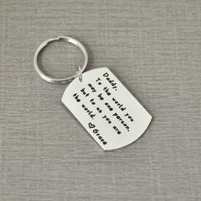 Load image into Gallery viewer, P-Father's Gift Keychain