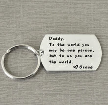 Load image into Gallery viewer, P-Father's Gift Keychain