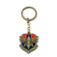 Load image into Gallery viewer, Captain Marvel Beeper Metal Keychain